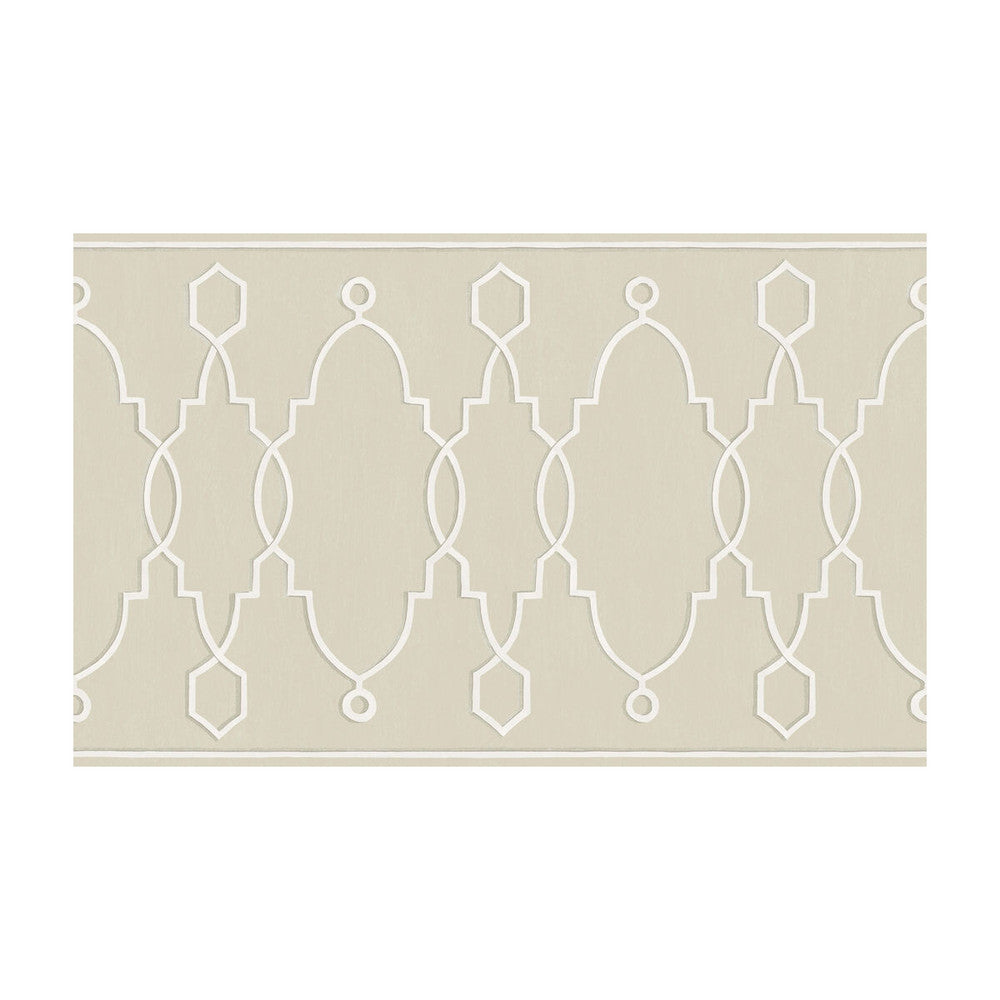 Parterre Border Stone by Cole & Son Designer Wallcovering - PAPER - 100% United Kingdom - Horizontal: - and Vertical: - 15.7 - Swanky Fabrics -