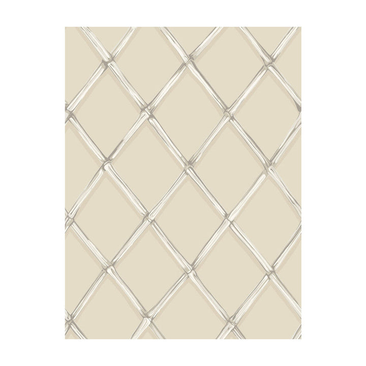 Bagatelle Stone by Cole & Son Designer Wallcovering PAPER - 100% United Kingdom Horizontal: and Vertical: 27.5 21 - Swanky Fabrics -