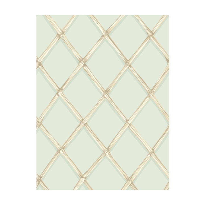 Bagatelle Duck Egg by Cole & Son Designer Wallcovering - PAPER - 100% United Kingdom - Horizontal: - and Vertical: 27.5 21 - Swanky Fabrics -