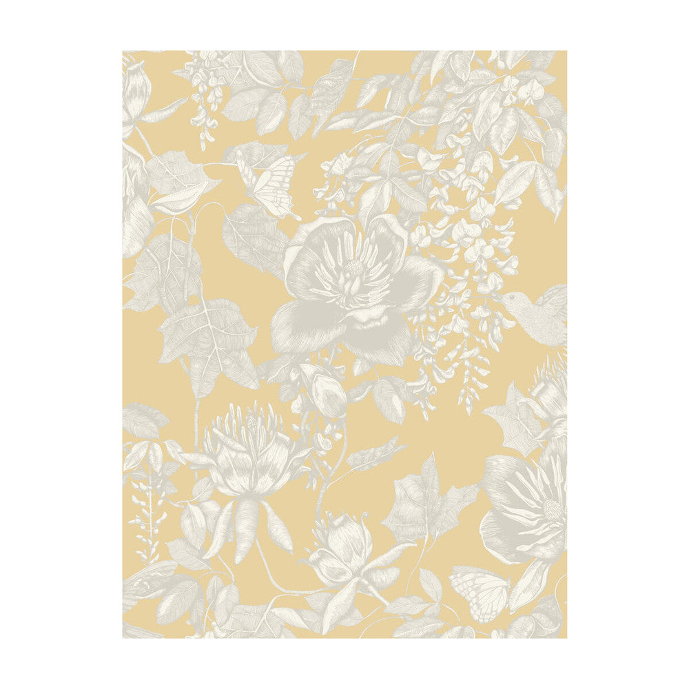 Tivoli Yellow by Cole & Son Designer Wallcovering PAPER - 100% United Kingdom Horizontal: and Vertical: 27.5 21 - Swanky Fabrics -