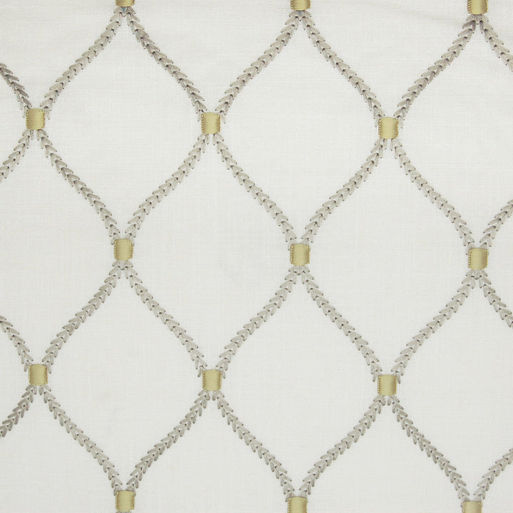 A9780 Smoke by Greenhouse Designer Fabric 70% Rayon, 30% Linen With 100% Rayon Embroidery India 9,000 double rubs </p><p>Repeat: 4.25" H, 6.25" V 52" - Swanky Fabrics -
