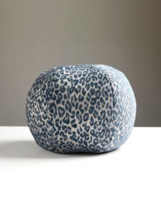 Scalamandre Pillow Leopard   12 Dia - Orion Blue A9SLEOPILL0008