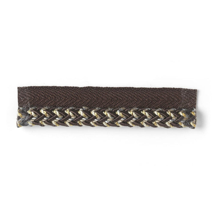 Abba 8 Charcoal by Stout Designer Trim BEDAZZLE TRIM 48%SVI 43%COT 9%POL CHINA Horizontal: 0 and Vertical: 0 0.25 in - Swanky Fabrics -