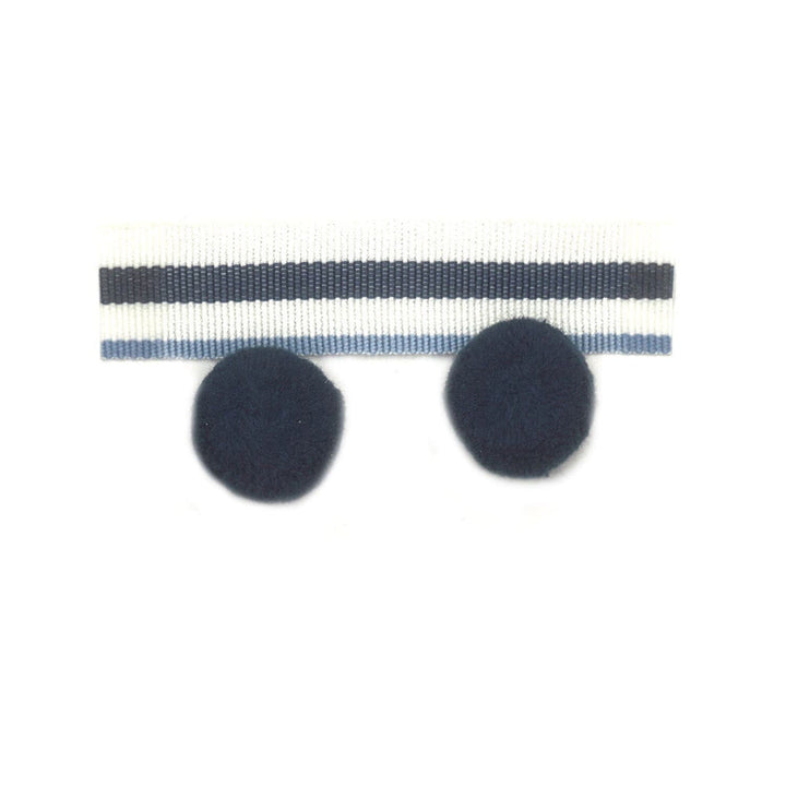 Abbott 3 Denim by Stout Trim Stout Trim Abbott 3 DenimTrim METROPOLITAN TRIM CHINA </p><p>Repeat: H: 2.000, V: 0.000 1.75 in - Fabric Carolina -