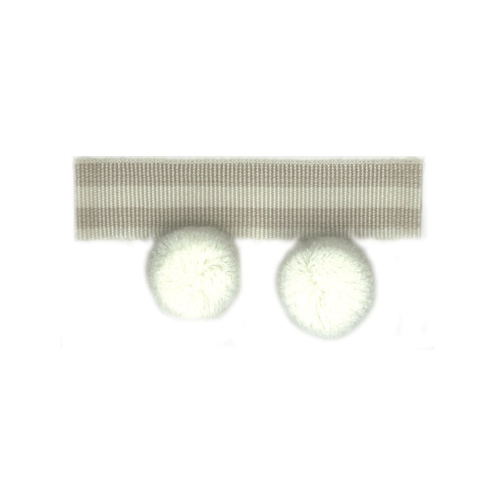 Abbott 5 Natural by Stout Designer Trim METROPOLITAN TRIM 74%ACR 17%SVI 9%POL CHINA Horizontal: 2 and Vertical: 0 1.75 in - Swanky Fabrics -