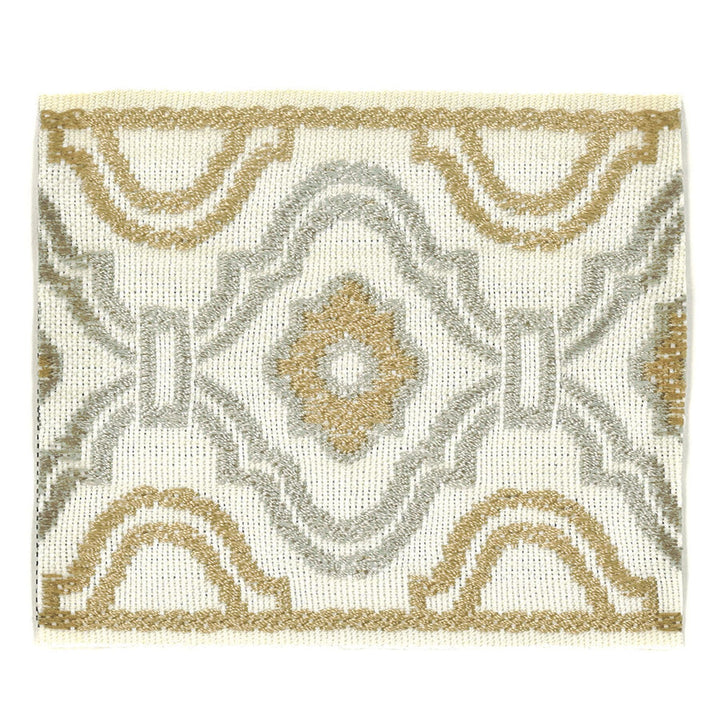 About 3 Stone by Stout Designer Trim INSIGHTS TRIM 51%SVI 49%POL CHINA Horizontal: 2.125 and Vertical: 0 3.38 in - Swanky Fabrics -