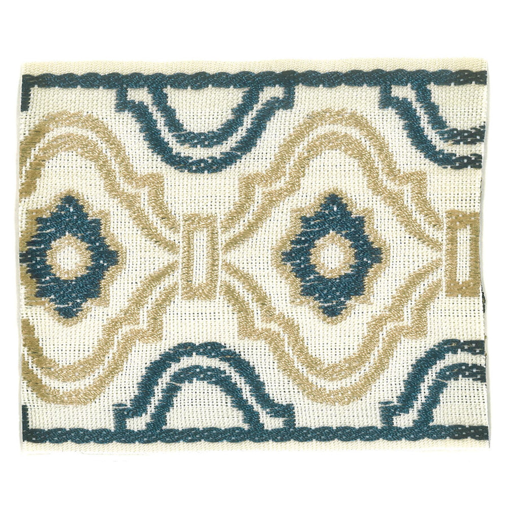 About 4 Harbor by Stout Designer Trim INSIGHTS TRIM 51%SVI 49%POL CHINA </p><p>Repeat: 0 3.38 in - Swanky Fabrics -