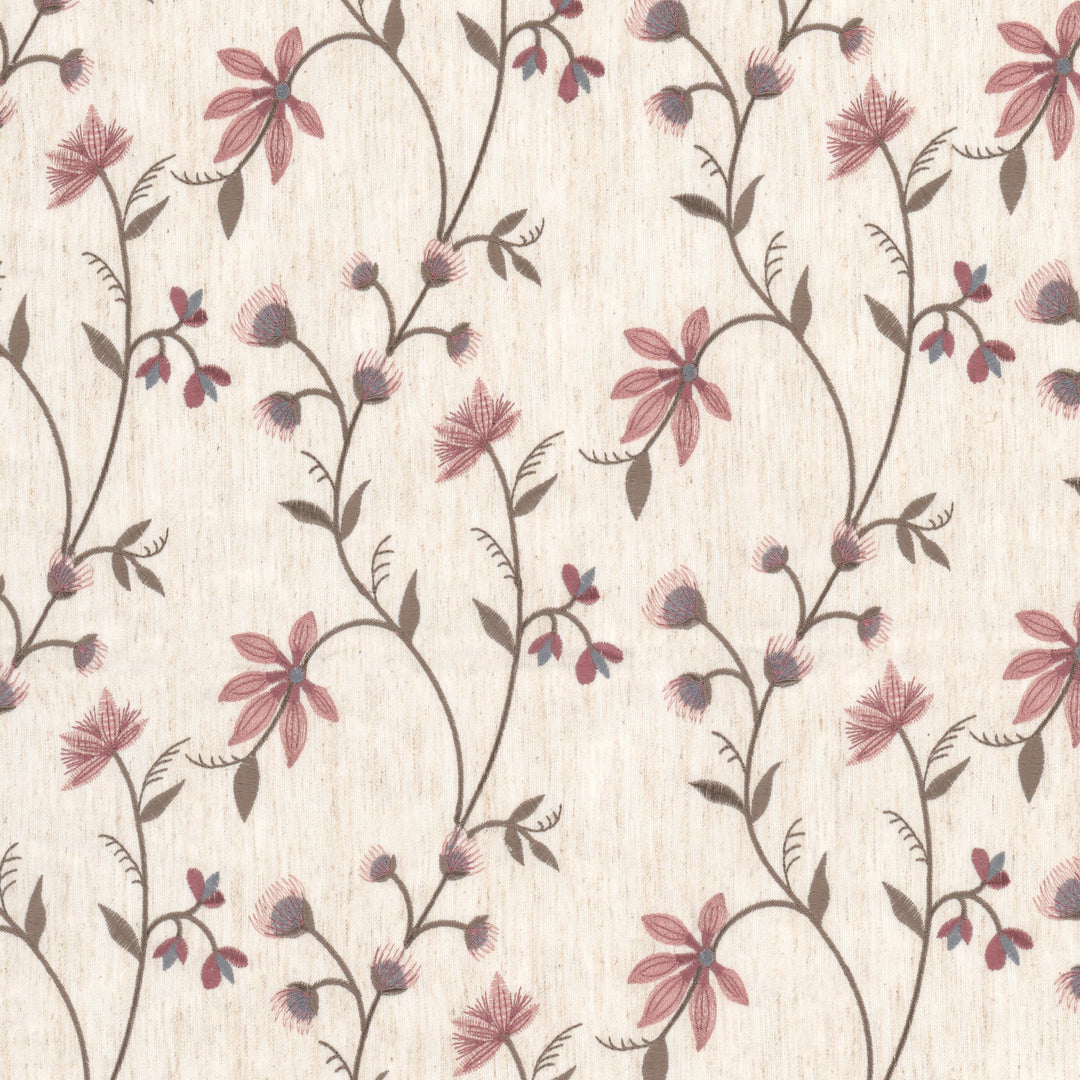 Acanthus 1 Raspberry by Stout Designer Fabric
