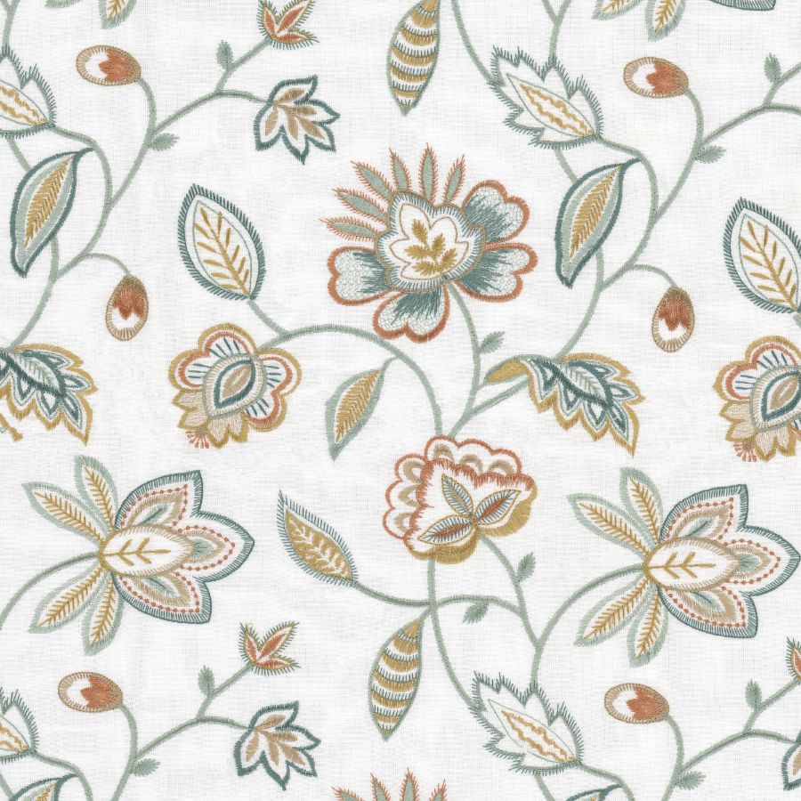 Accrued 4 Bahama by Stout Designer Fabric Accrued 4 Bahama by Stout Fabric COMFORTABLE LIVING AQUA/JASMINE 56%LIN 44%COT %VEMB India Horizontal: 13.125 and Vertical: 15 51 in - Fabric Carolina -