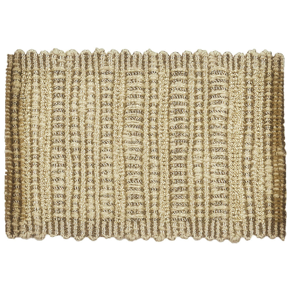 Action 12 Mushroom by Stout Designer Trim ILLUMINATE TRIM 64%COT 26%SVI 5%LIN 5%MTL CHINA Horizontal: 0 and Vertical: 0 2.5 in - Swanky Fabrics -