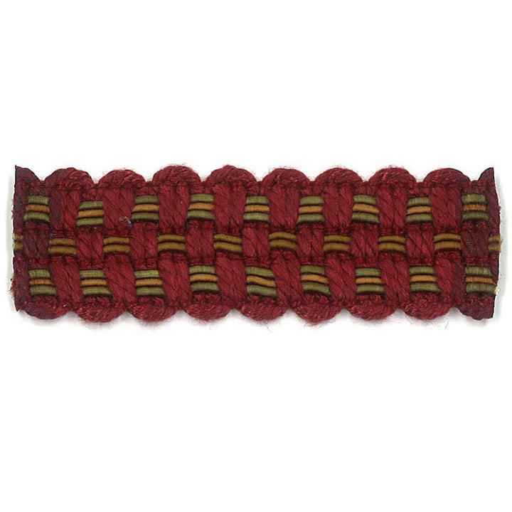 Adapt 11 Wine by Stout Designer Trim ART OF DESIGN TRIM-2 TAPES 100%SVI CHINA Horizontal: 0 and Vertical: 0 0.88 in - Swanky Fabrics -