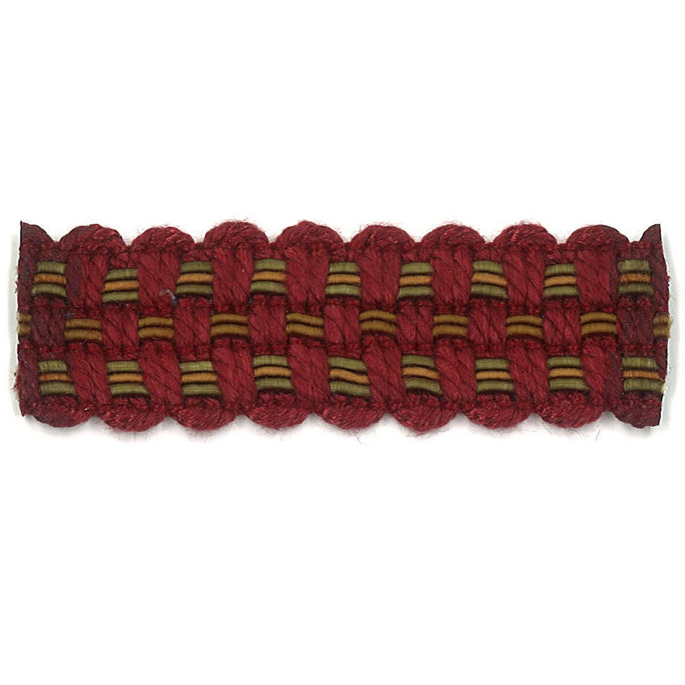 Adapt 11 Wine by Stout Designer Trim ART OF DESIGN TRIM-2 TAPES 100%SVI CHINA Horizontal: 0.000 and Vertical: 0.000 0.88 in - Swanky Fabrics -