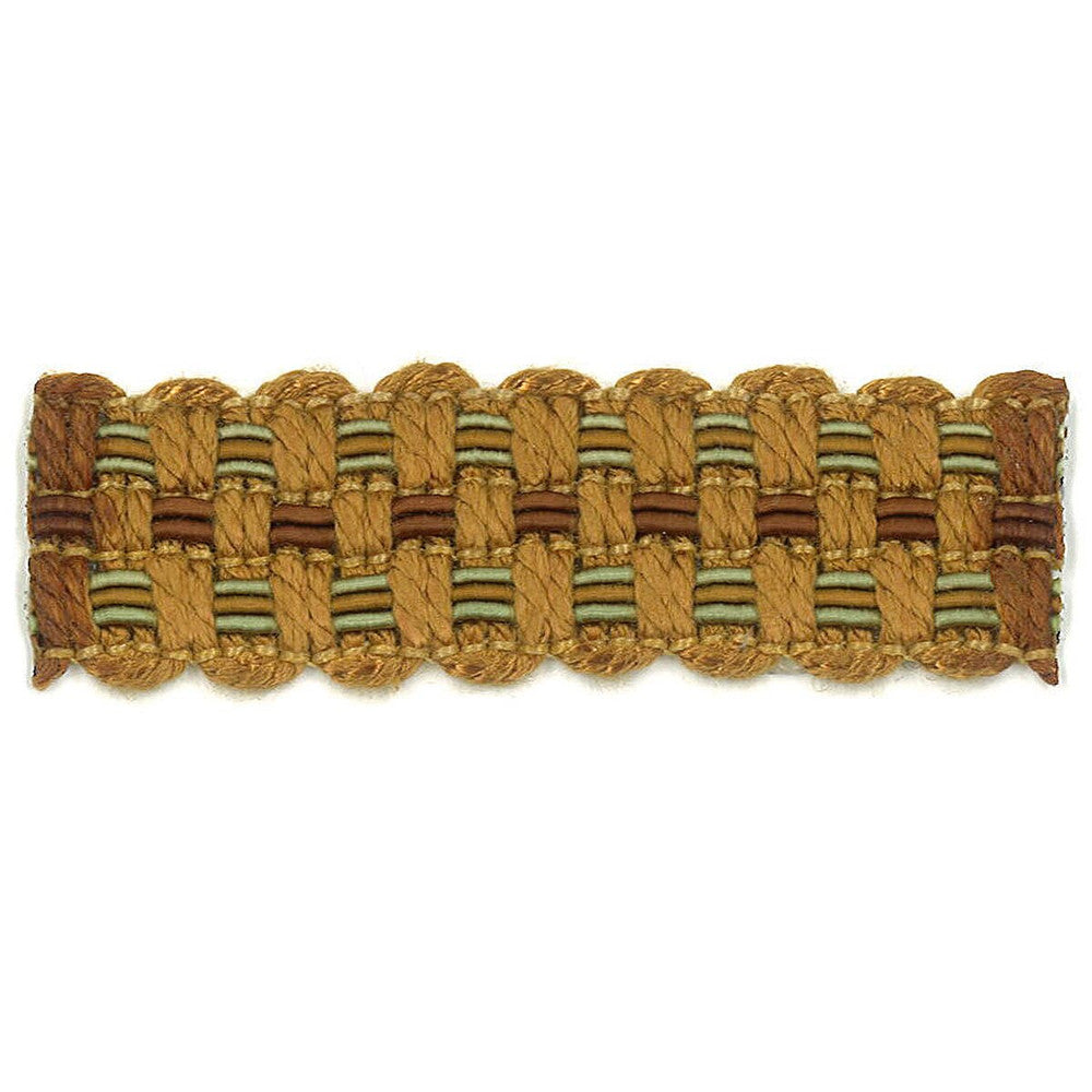Adapt 37 Nutmeg by Stout Designer Trim ART OF DESIGN TRIM-2 TAPES 100%SVI CHINA </p><p>Repeat: 0 0.88 in - Swanky Fabrics -