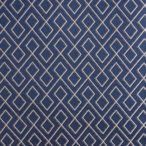 Adorn Midnight by Norbar Designer Fabric SENSATION 93% POLYESTER 6% LUREX CHINA 1 1/4"V 1 1/2"H 54 - Swanky Fabrics -