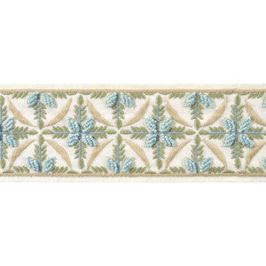 Thibaut Trim Leila Tape Aqua and Willow AE12341