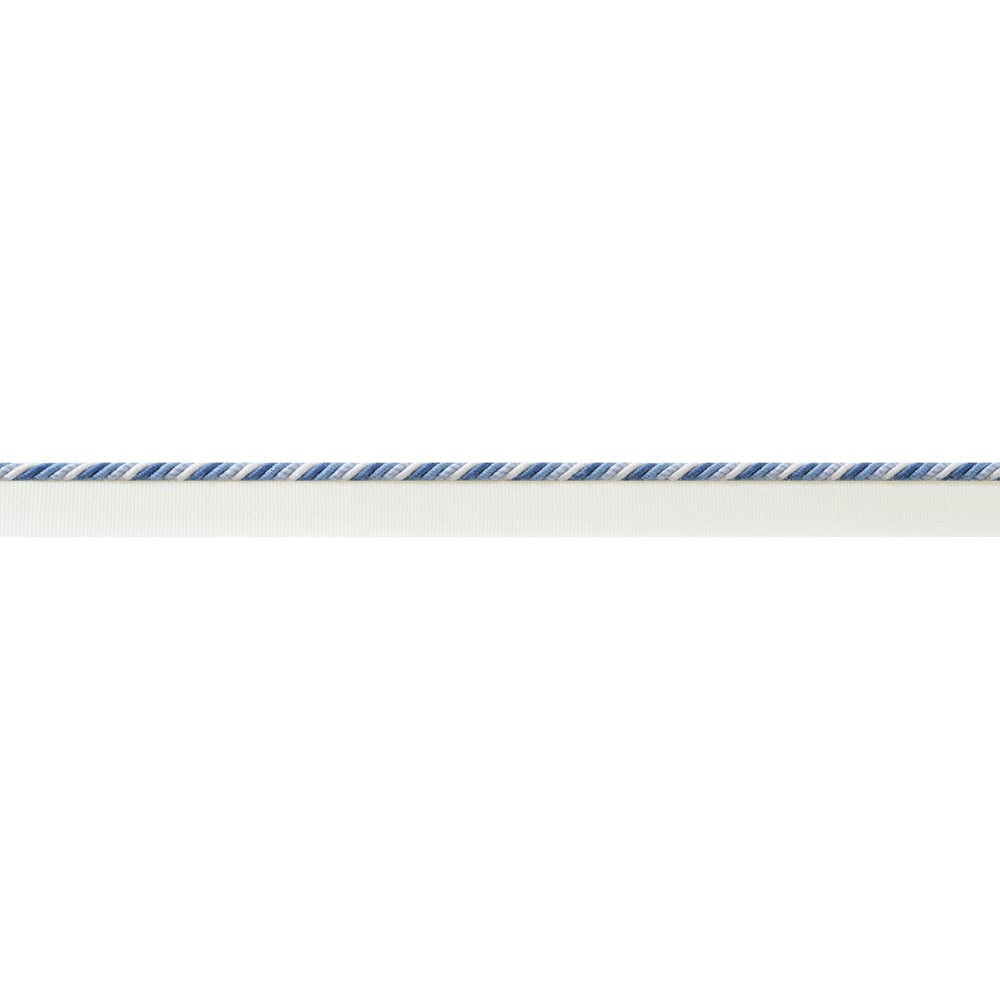 Maren Cord French Blue and Sky AE12352 by Thibaut Trim Thibaut Trim Maren Cord French Blue and Sky AE12352Trim ISLANDER 73% Polyester, 27% Cotton U.S.A </p><p>Repeat: H: , V: 0.62 in  (1.57 cm) - Fabric Carolina -