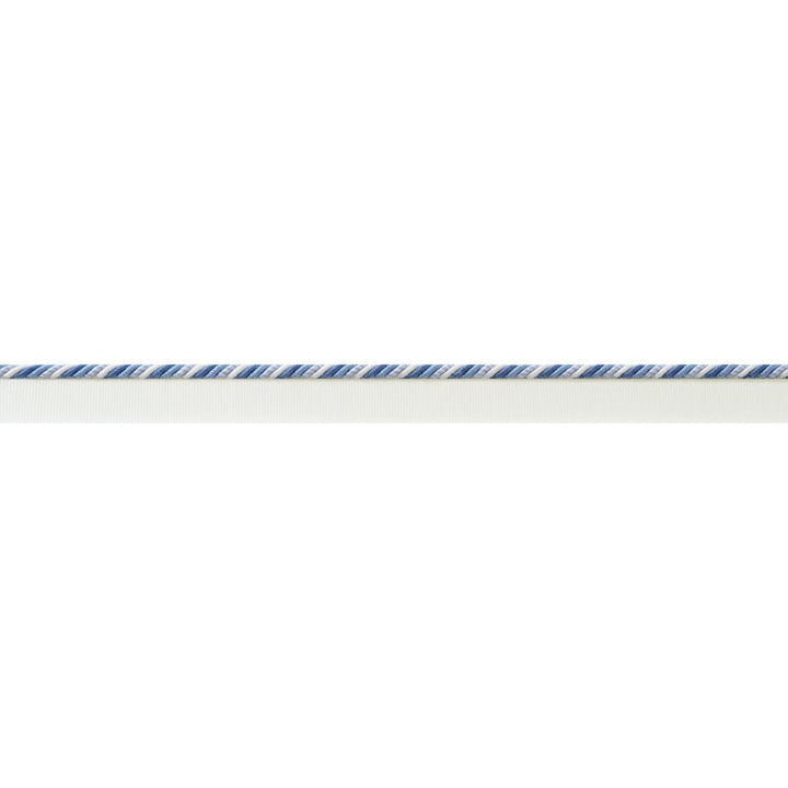 Maren Cord French Blue and Sky AE12352 by Thibaut Trim Thibaut Trim Maren Cord French Blue and Sky AE12352Trim ISLANDER 73% Polyester, 27% Cotton U.S.A </p><p>Repeat: H: , V: 0.62 in  (1.57 cm) - Fabric Carolina -