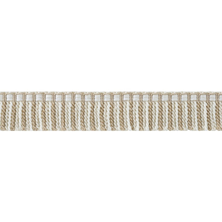 Esme Fringe Linen and Ivory AE12354 by Thibaut Trim Thibaut Trim Esme Fringe Linen and Ivory AE12354Trim ISLANDER 63% Polyester, 37% Cotton U.S.A </p><p>Repeat: H: , V: 1.5 in  (3.81 cm) - Fabric Carolina -