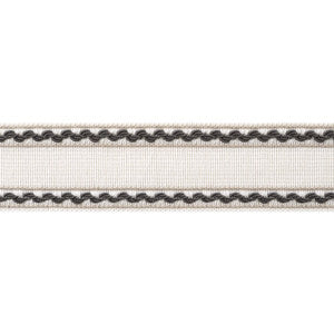 Thibaut Trim Gabrielle Tape Ebony and Stone AE12362