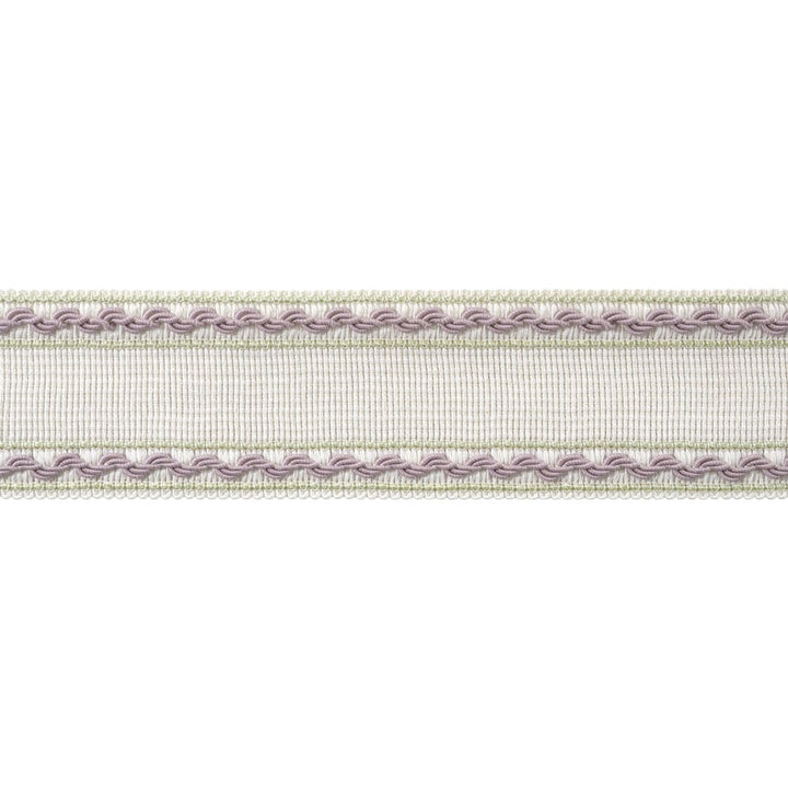 Gabrielle Tape Lilac and Willow AE12366 by Thibaut Trim Thibaut Trim Gabrielle Tape Lilac and Willow AE12366Trim ISLANDER 96% Polyester, 4% Cotton U.S.A </p><p>Repeat: H: , V: 2.25 in  (5.71 cm) - Fabric Carolina -