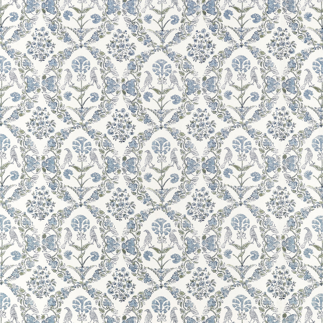 Anna French Fabric PALOMA - Blue and Green