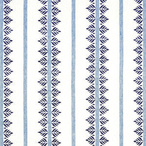 Anna French Fabric Fern Stripe Navy AF15101