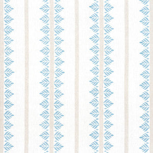 Anna French Fabric Fern Stripe Spa Blue AF15103