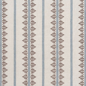 Anna French Fabric Fern Stripe Brown and Slate AF15106
