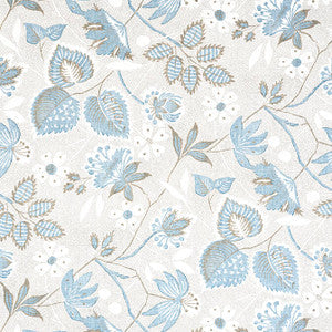 Anna French Fabric Indienne Hazel Spa Blue AF15114