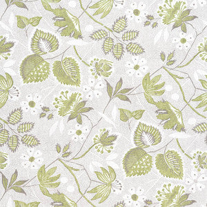 Anna French Fabric Indienne Hazel Green and Beige AF15118