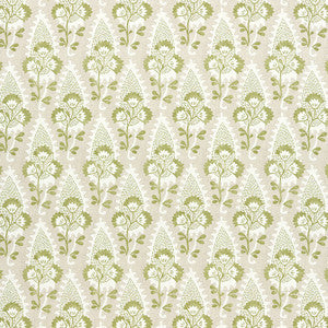 Anna French Fabric Cornwall Green and Beige AF15121