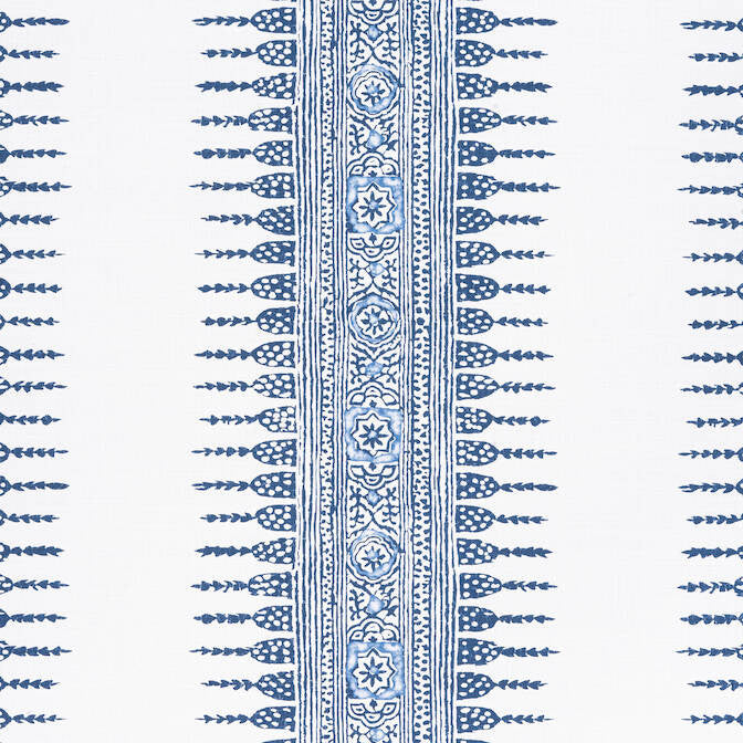 Javanese Stripe Navy and White AF15137 by Anna French Fabric Anna French Fabric Javanese Stripe Navy and White AF15137Fabric Antilles Fabric Book 60% Linen, 30% Cot, 10% Nylon THAILAND </p><p>Repeat: V: 16.5 54 - Fabric Carolina -