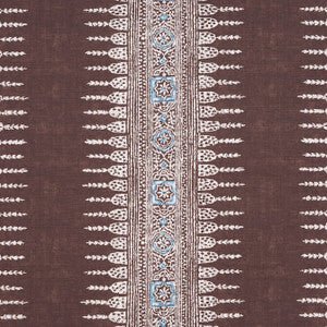 Anna French Fabric Javanese Stripe Brown AF15139