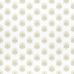 Anna French Fabric Milford Beige and Green AF15158