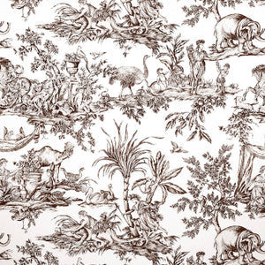 Anna French Fabric Antilles Toile Brown AF15169