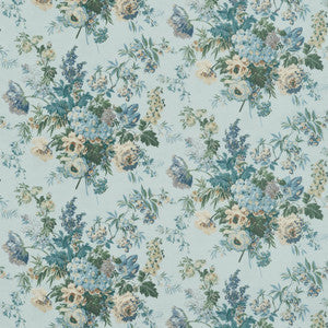 Thibaut Fabric Garden Club Blue AF16134