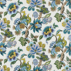 Thibaut Fabric Stockbridge Lavender and Blue AF16137