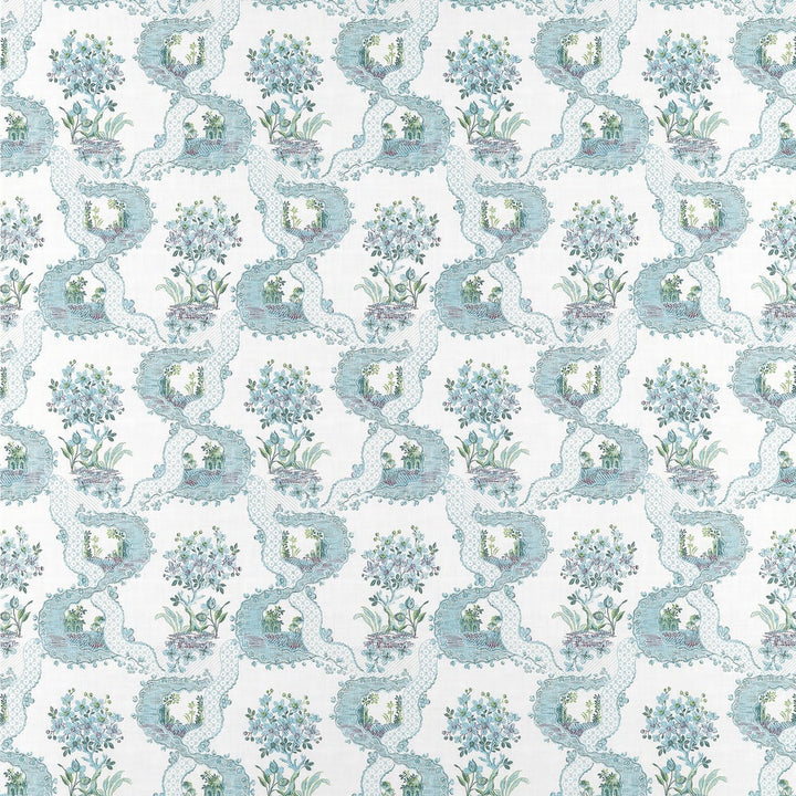 Antoinette Blue and Plum AF16157 by Thibaut Fabric Thibaut Fabric Antoinette Blue and Plum AF16157Fabric ISLANDER U.S.A </p><p>Repeat: H: 13.5 in (34.29 cm), V: 22 (55.88 cm) 54 in  (137.16 cm) - Fabric Carolina -