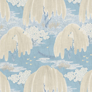 Anna French Fabric Willow Tree Soft Blue AF23108