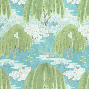 Anna French Fabric Willow Tree Turquoise AF23109
