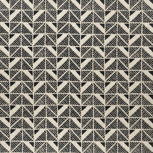 Anna French Fabric Bloomsbury Square Black AF23120