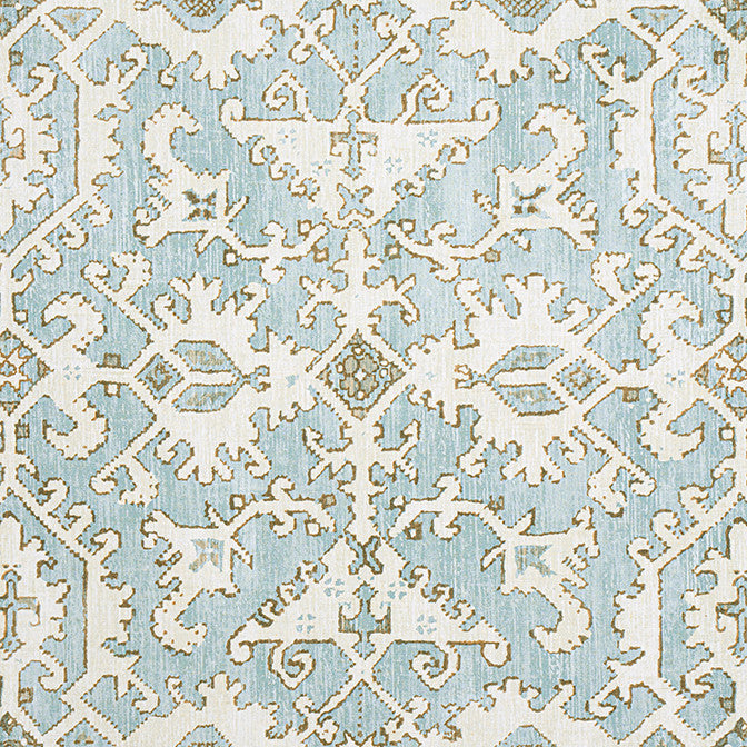 Pontorma Robin's Egg AF24556 by Anna French Fabric Anna French Fabric Pontorma Robin's Egg AF24556Fabric Devon Fabric Book 51% Linen, 49% Viscose UNITED STATES </p><p>Repeat: V: 27.25 53.5 - Fabric Carolina -