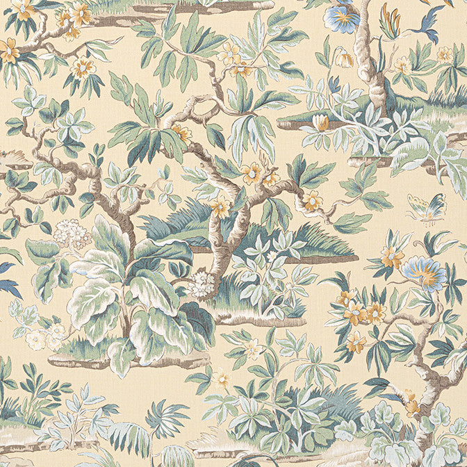 Elwood Soft Gold AF24561 by Anna French Fabric Anna French Fabric Elwood Soft Gold AF24561Fabric Devon Fabric Book 51% Linen, 49% Viscose UNITED STATES </p><p>Repeat: V: 36 54 - Fabric Carolina -