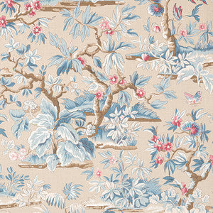 Anna French Fabric Elwood Document Linen AF24564