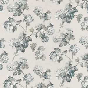 Anna French Fabric Sussex Hydrangea Slate and Linen AF57847
