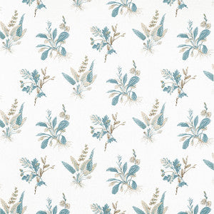 Anna French Fabric Woodland Beige and Soft Blue AF57850