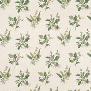 Anna French Fabric Woodland Green on Natural AF57853