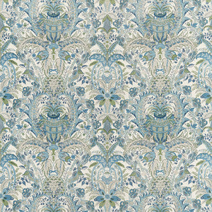 Anna French Fabric Narbeth Blue and Green AF57858