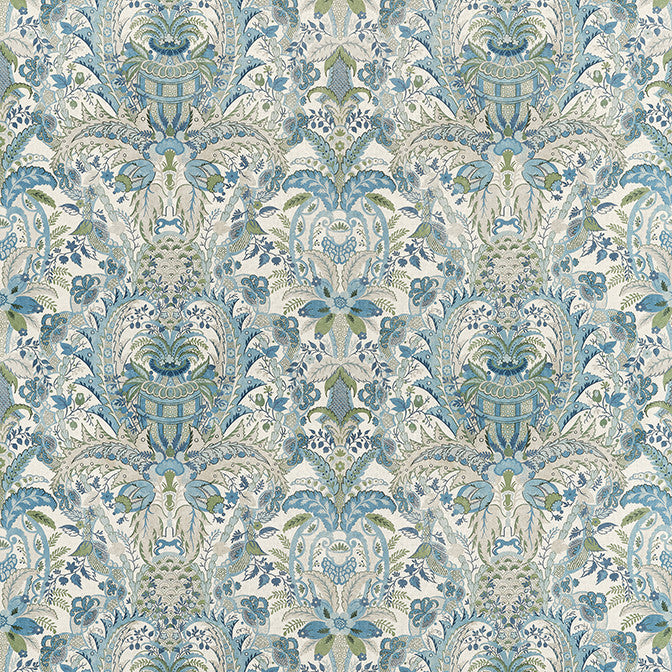 Narbeth Blue and Green AF57858 by Anna French Fabric Anna French Fabric Narbeth Blue and Green AF57858Fabric Bristol Fabric Book 51% Cotton, 49% Linen UNITED KINGDOM </p><p>Repeat: V: 26.25 54 - Fabric Carolina -