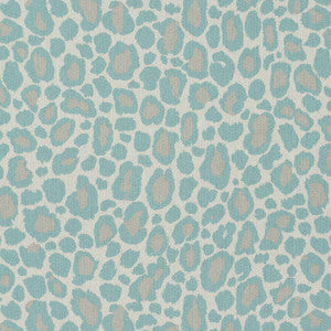 Anna French Fabric African Leopard Aqua AF72977